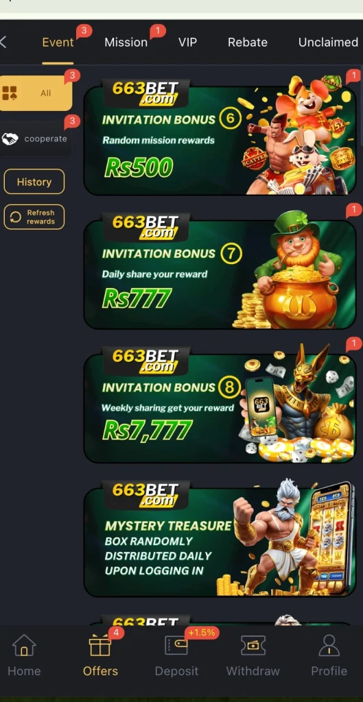 663 bet